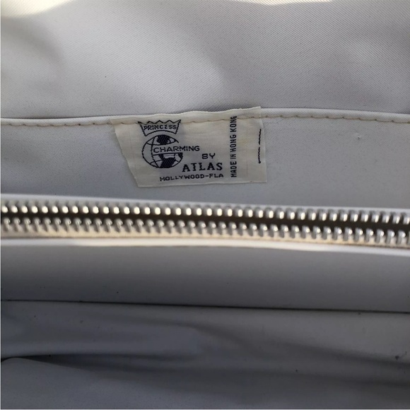 Princess Charming Atlas SeaShell Seahorse Beach Wicker Purse Bag Vintage 50s 60s - Picture 11 of 12